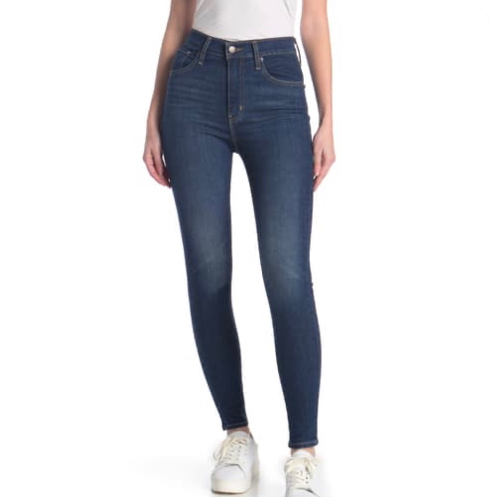 SALE! ⭐️ Levi’s Mile High super skinny jean dark wash - Picture 2 of 8